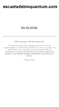 Mobile Screenshot of escueladebioquantum.com